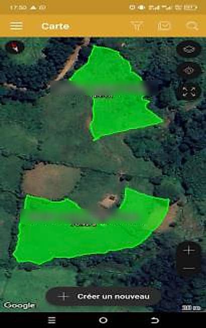 Cartographie GPS des parcelles des membres